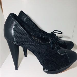 EUC Black Velvet Angels Heels